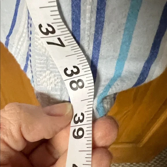 Style & Co Striped Babydoll Midi with Tassels and Pockets - Picture 4 of 8